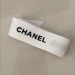 2 Chanel White Ribbons ( 2’9” + 3’)